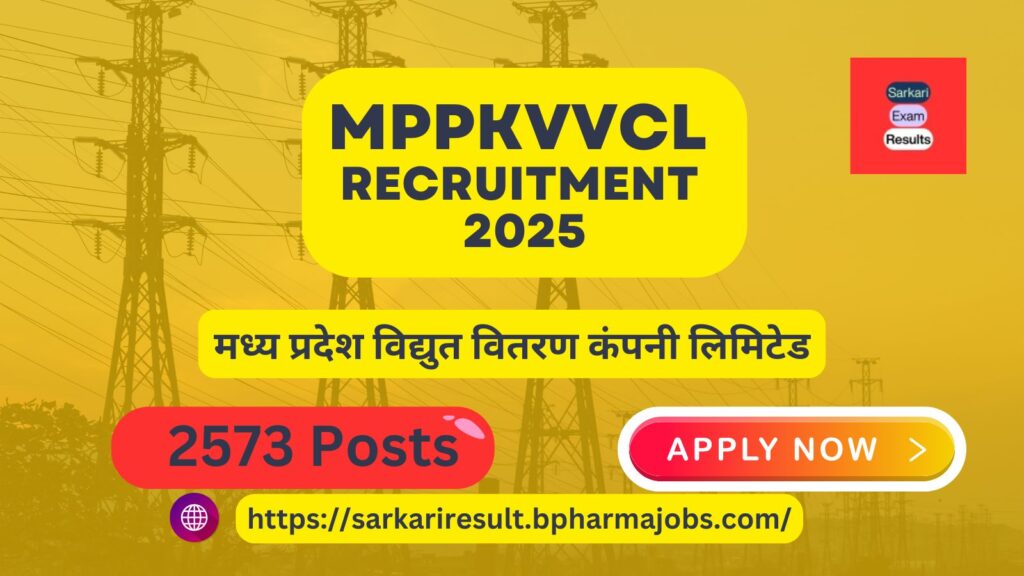 MPPKVVCL Recruitment 2025