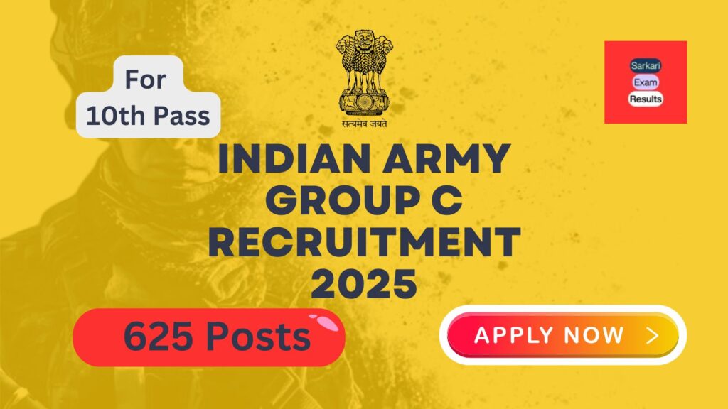 Indian Army Group C Recruitment 2025